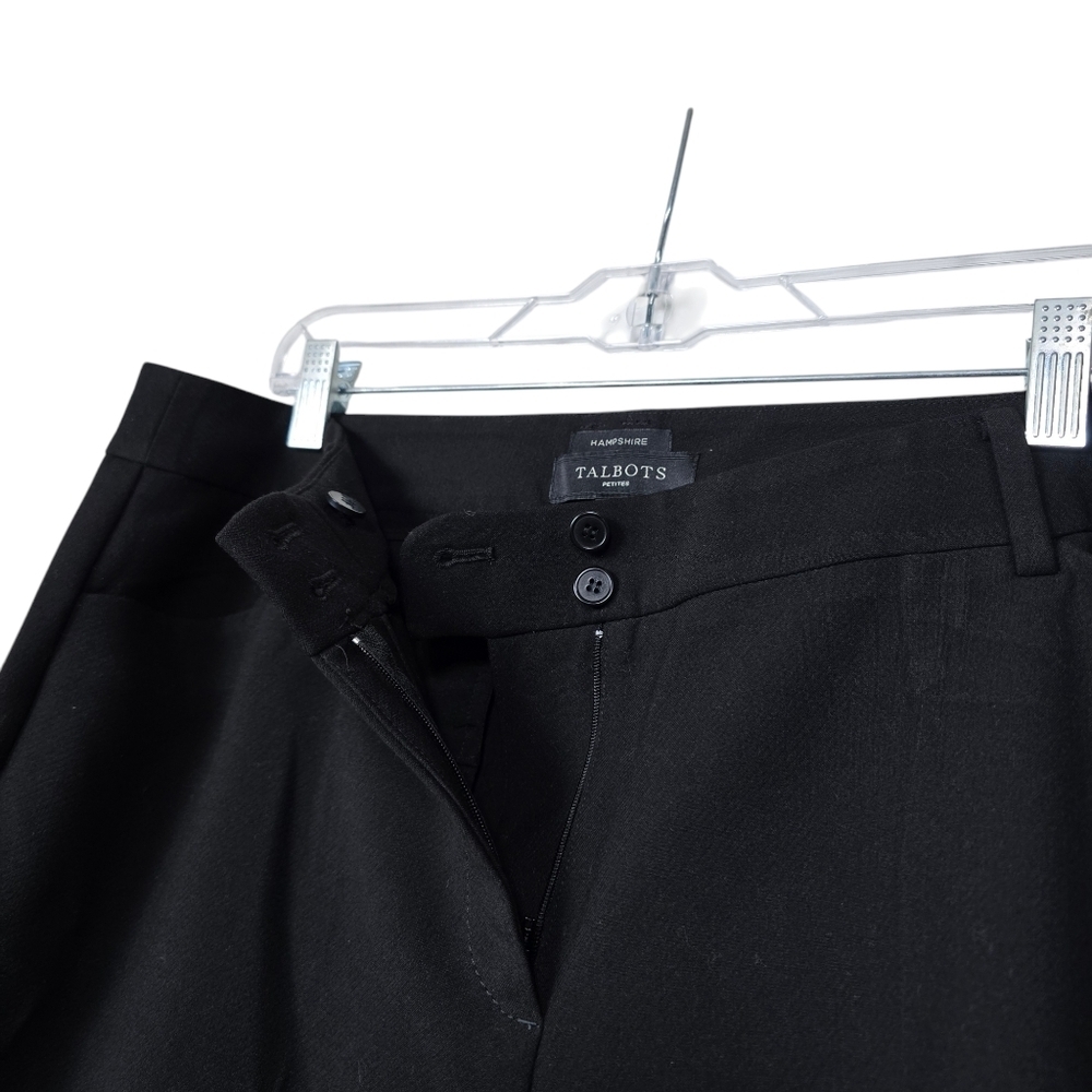 Talbots Hampshire Black Pants Petite 16 - Picture 3 of 10